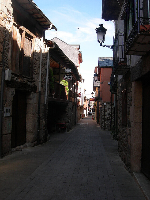 Straße durch Ponferrada